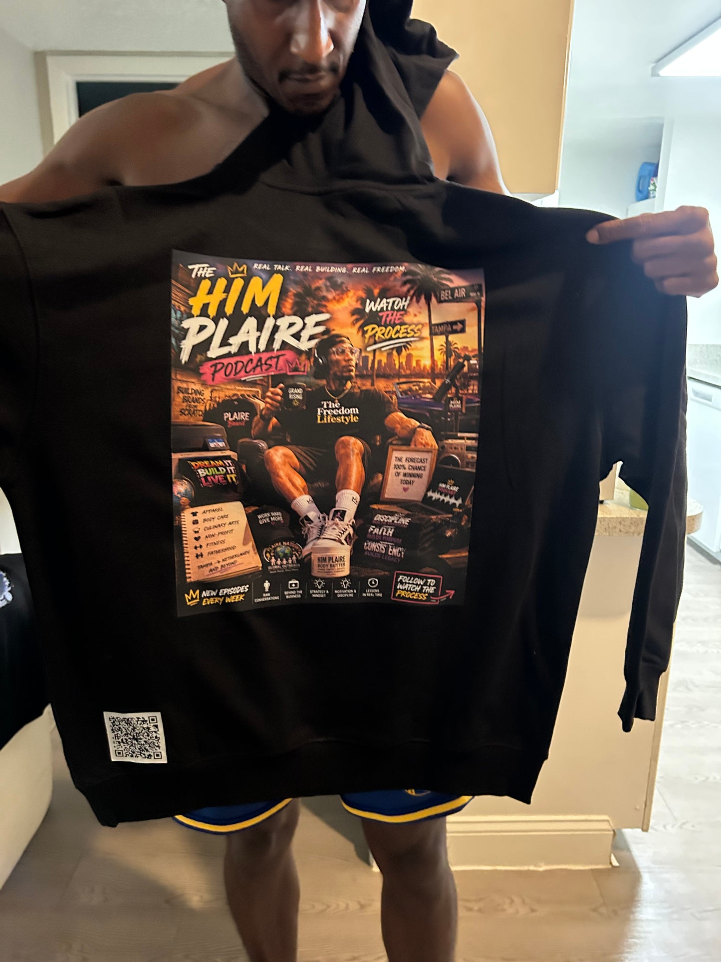 Him Plaire Media x Podcast Premium Hoodie