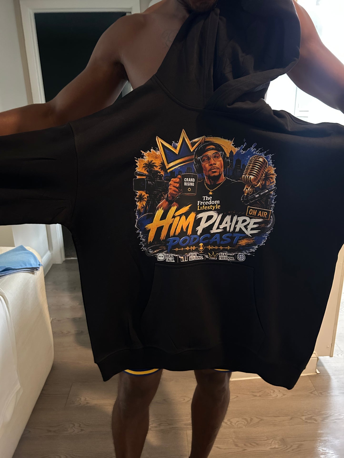 Him Plaire Media x Podcast Premium Hoodie