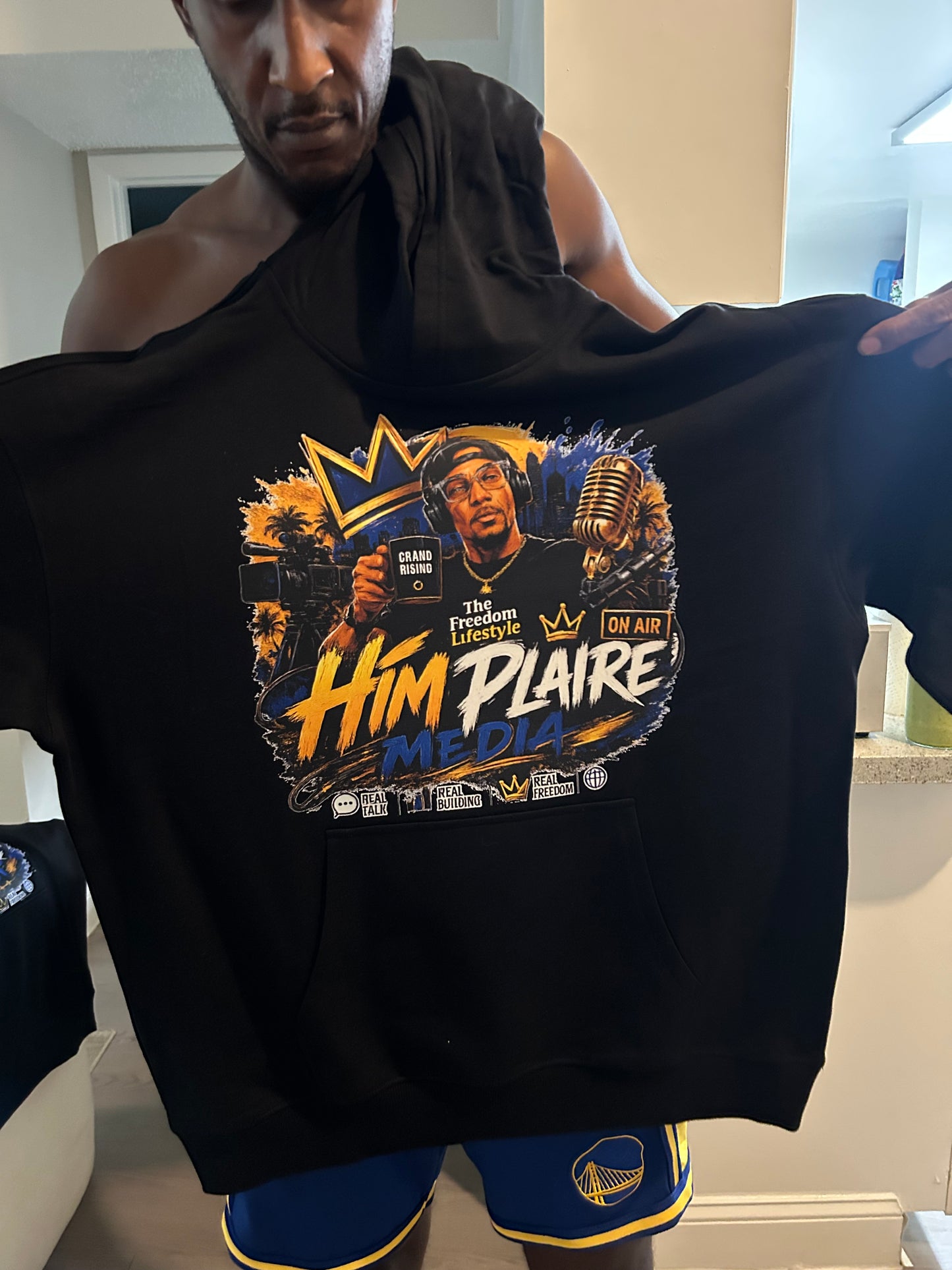 Him Plaire Media x Podcast Premium Hoodie
