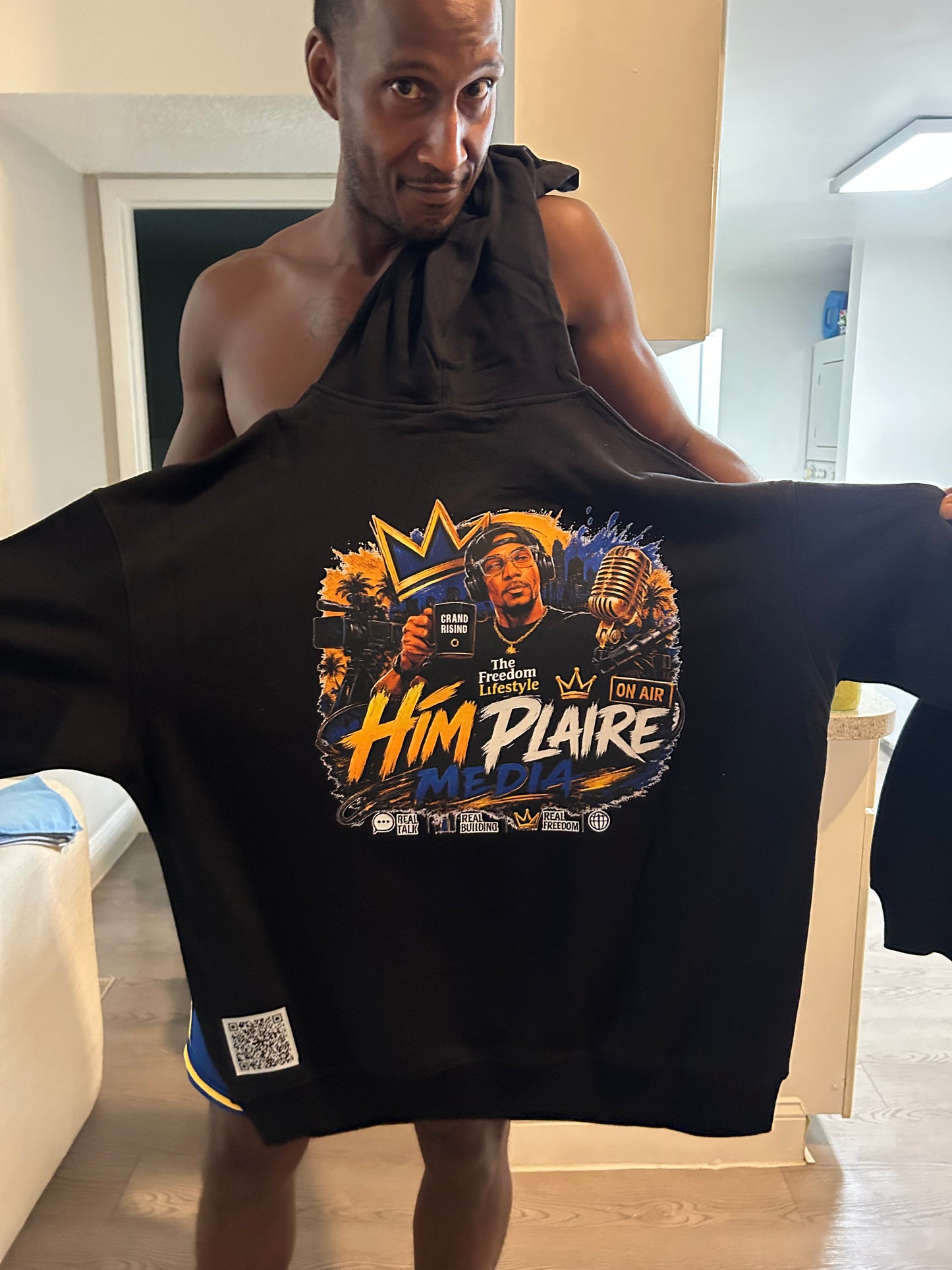 Him Plaire Media x Podcast Premium Hoodie
