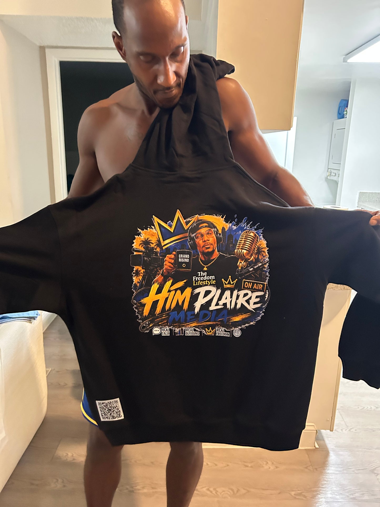 Him Plaire Media x Podcast Premium Hoodie