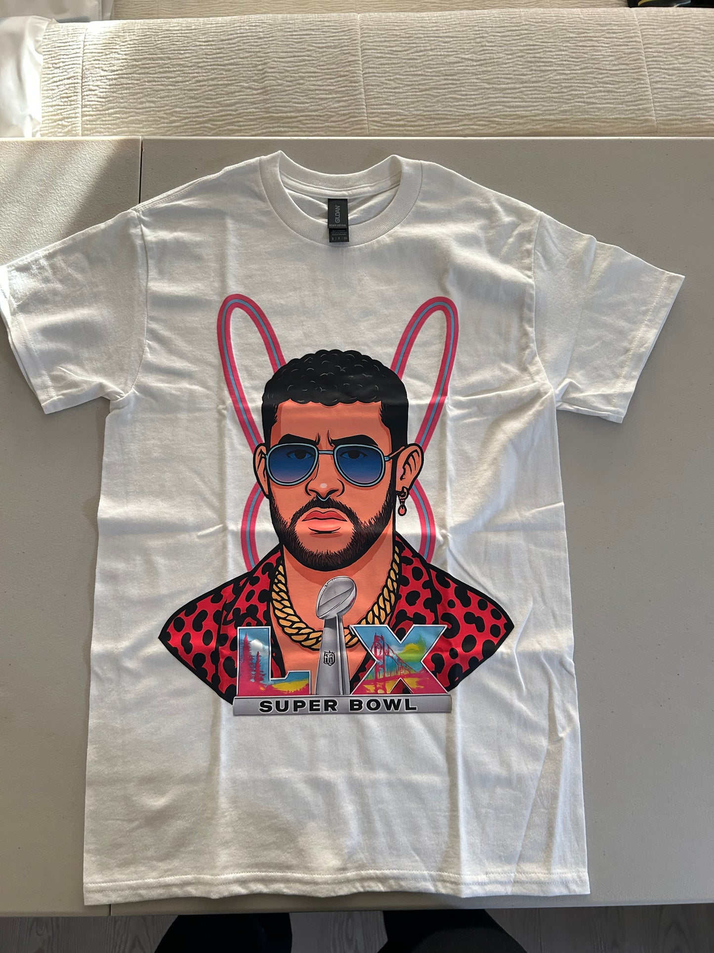 Bad Bunny Halftime Graphic Tee